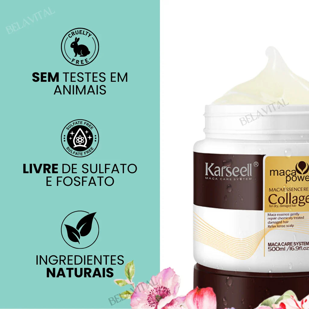 Máscara de Colágeno Karseell + Brinde