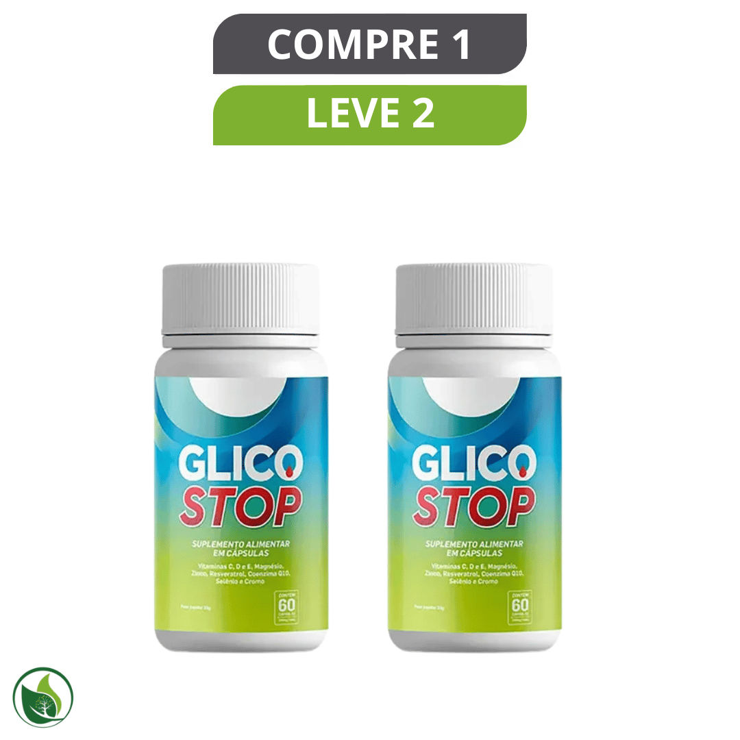 Glico Stop 60 Cápsulas - Suplemento Alimentar - Promoção Exclusiva
