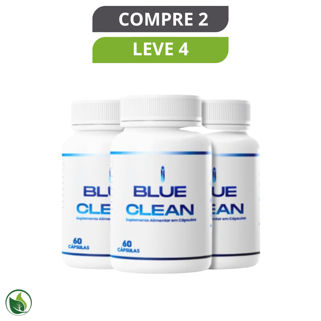Blue Clean 60 Cápsulas - Suplemento Natural + Frete Grátis