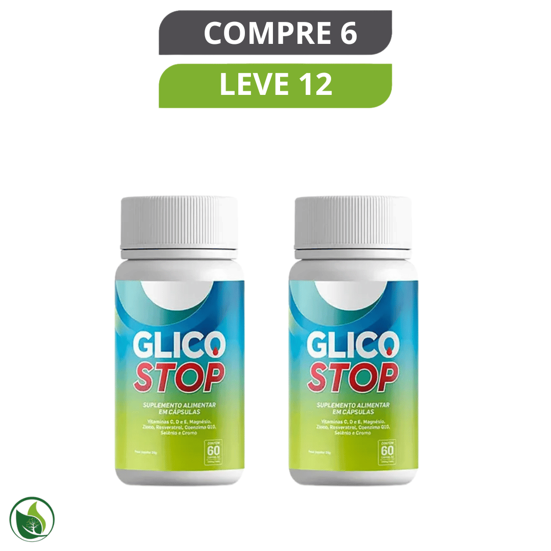 Glico Stop 60 Cápsulas - Suplemento Alimentar - Promoção Exclusiva