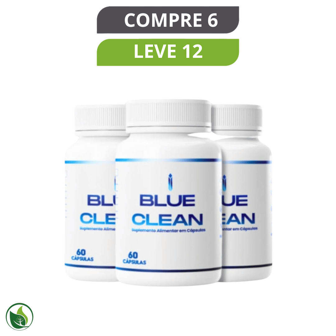 Blue Clean 60 Cápsulas - Suplemento Natural + Frete Grátis