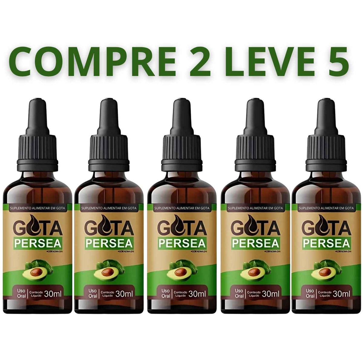 Gota Persea 30ml - Suporte Natural a Glicemia